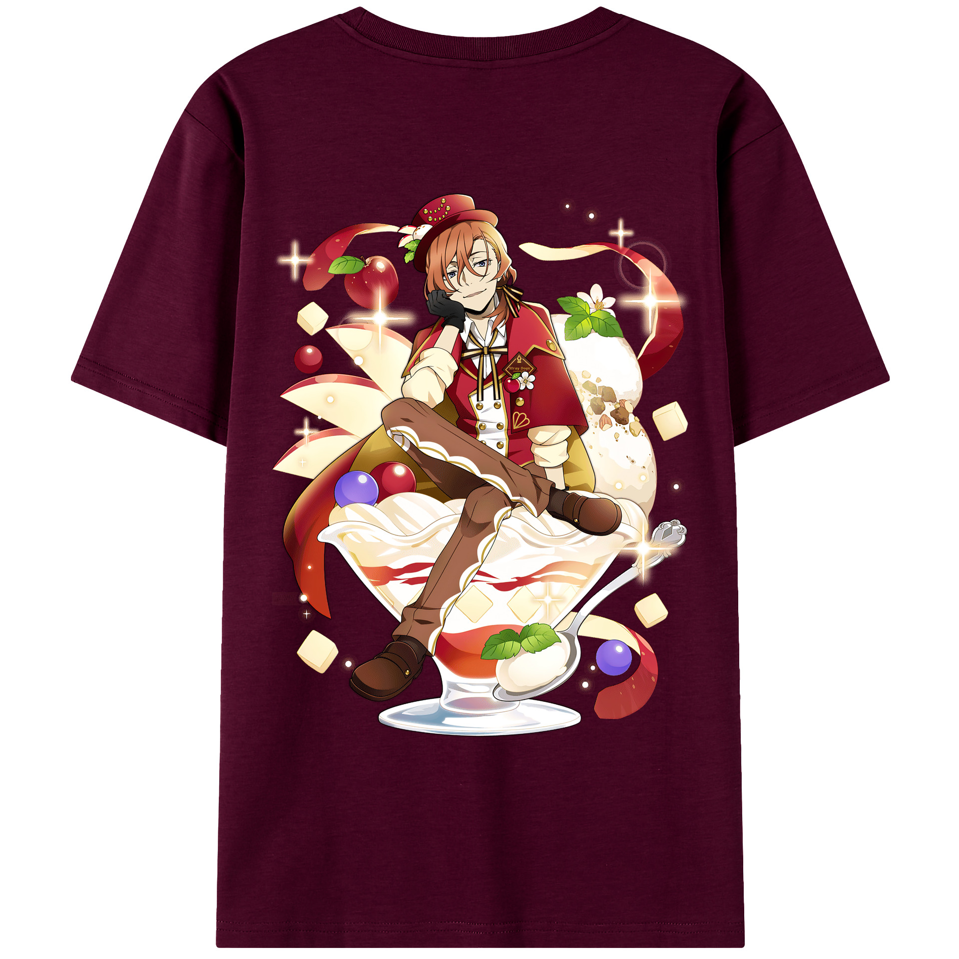 （画像用） 文豪ストレイドッグス Bungo Stray Dogs レディース半袖Tシャツ(バックプリント)